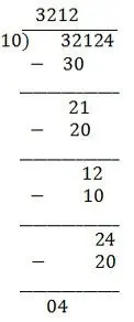 test for divisibility by 10