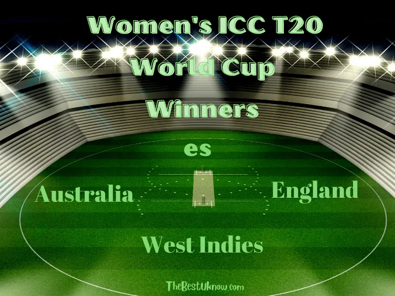 Women's ICC T20 World Cup Winners